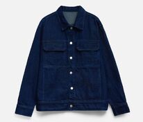 Куртка джинсовая O2, темно-синяя арт.15259.40