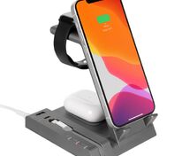 Зарядная станция Tres, серая арт.24306.10