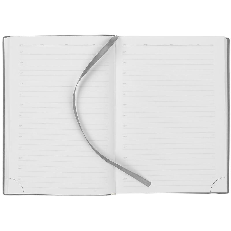 Ежедневник New Factor Metal, серый арт.25000.11