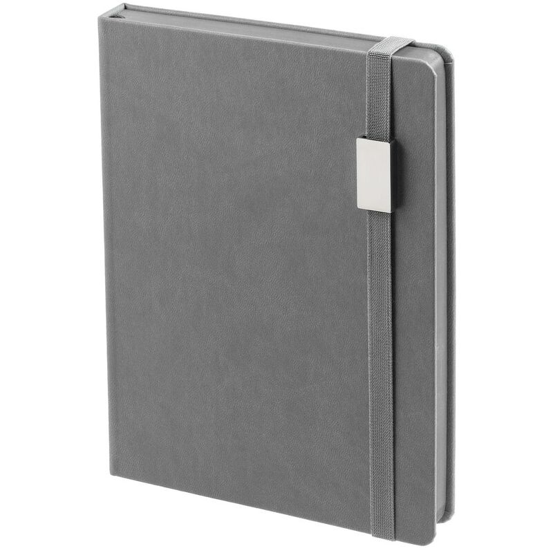 Ежедневник New Factor Metal, серый арт.25000.11