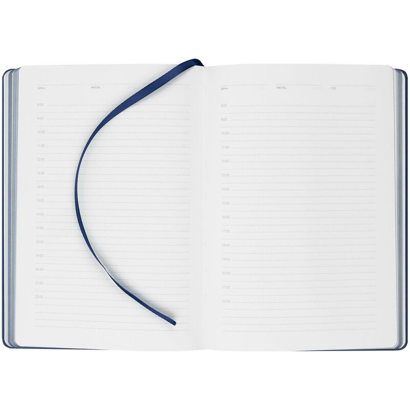 Ежедневник New Factor Metal, темно-синий арт.25000.44