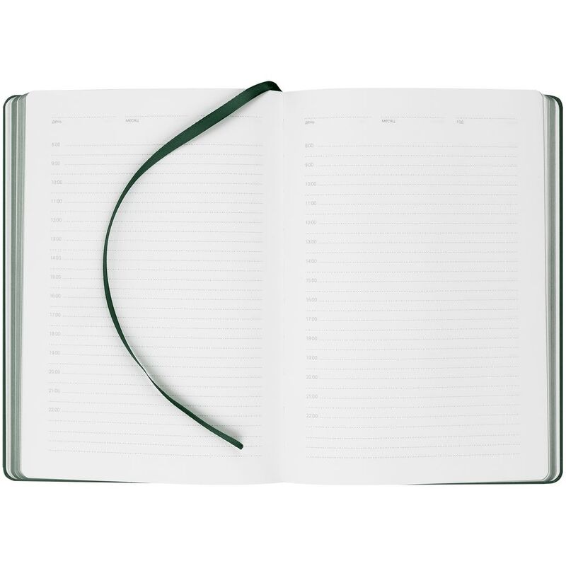 Ежедневник New Factor Metal, зеленый арт.25000.99
