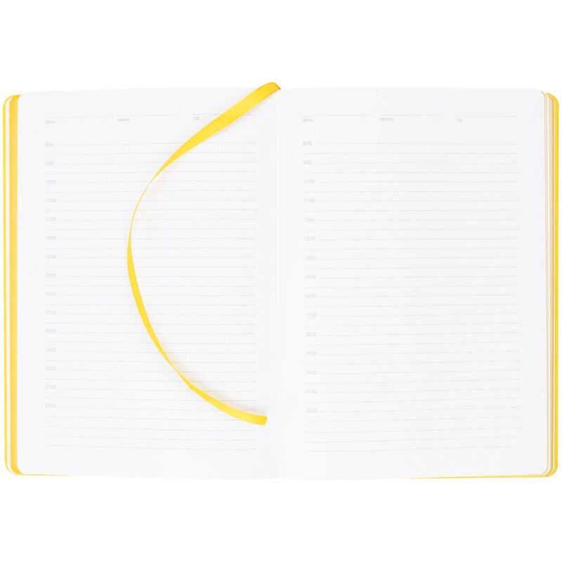 Ежедневник New Factor Metal, желтый арт.25000.80