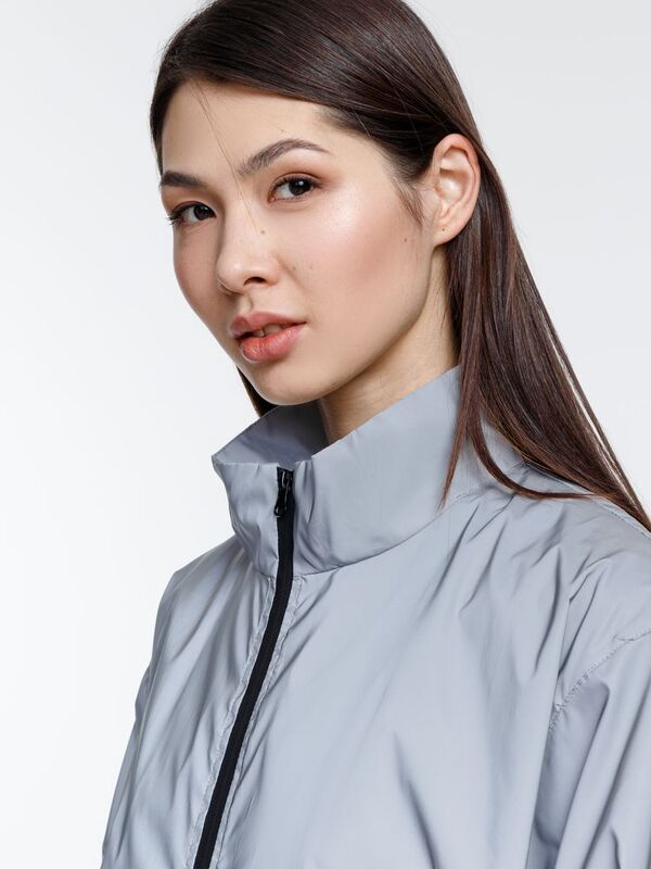 Ветровка Manifest 2.0 из светоотражающей ткани, серая арт.16267.11