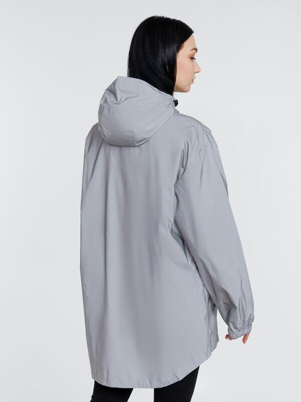 Парка Manifest из светоотражающей ткани, серая арт.16269.11
