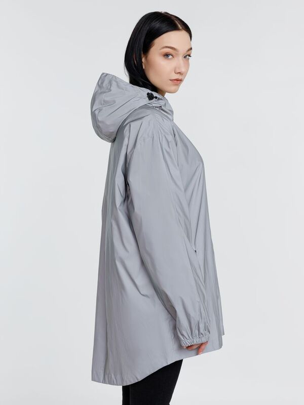 Парка Manifest из светоотражающей ткани, серая арт.16269.11