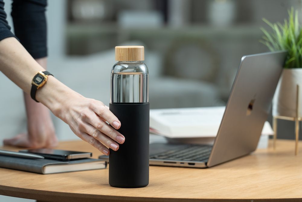 Бутылка для воды Onflow, черная арт.15399.30