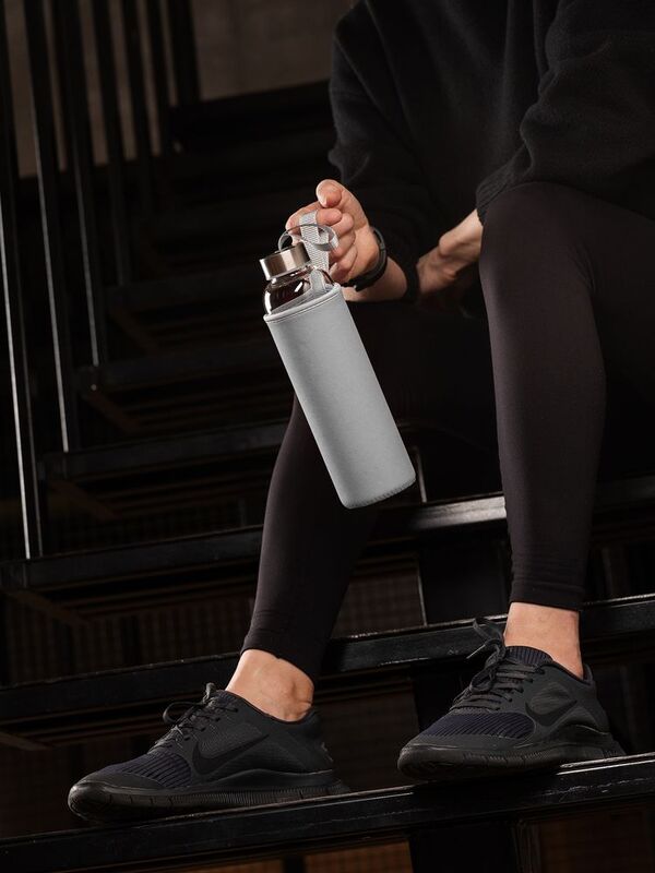 Бутылка для воды Sleeve Ace, серая арт.15337.10