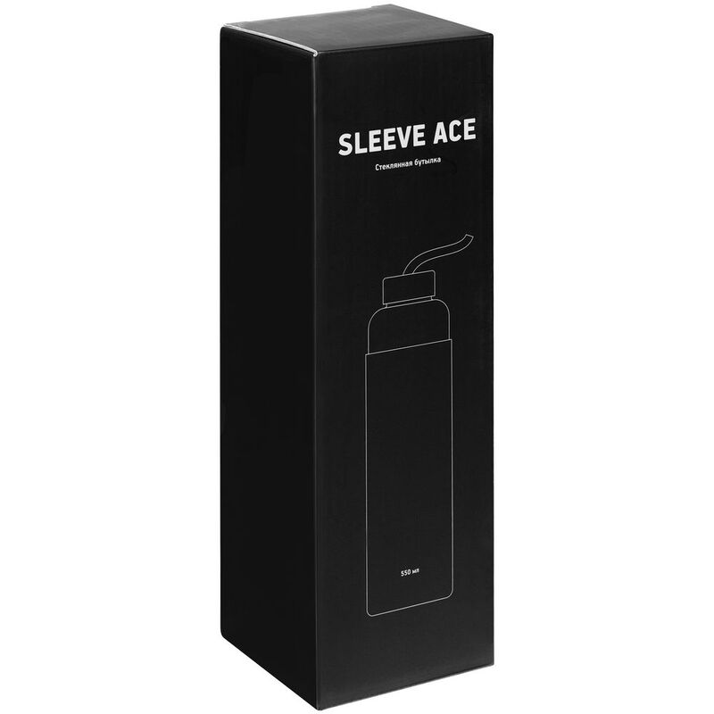 Бутылка для воды Sleeve Ace, черная арт.15337.30