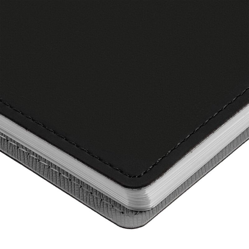 Ежедневник Spring Shall, недатированный, черный с серым арт.15215.33