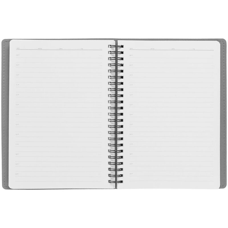 Ежедневник Spring Shall, недатированный, черный с серым арт.15215.33