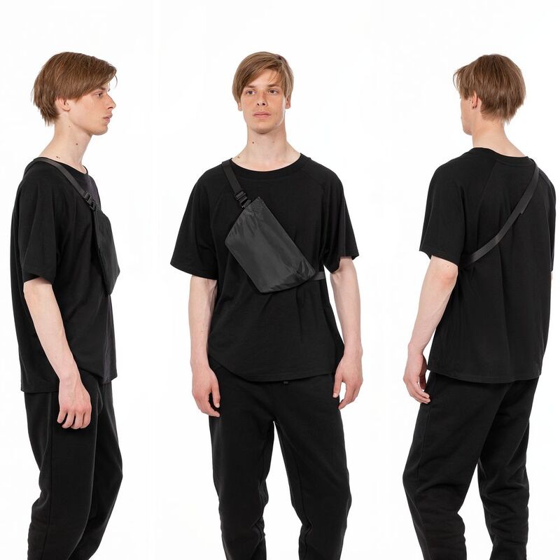 Поясная сумка W1, черная арт.15342.30