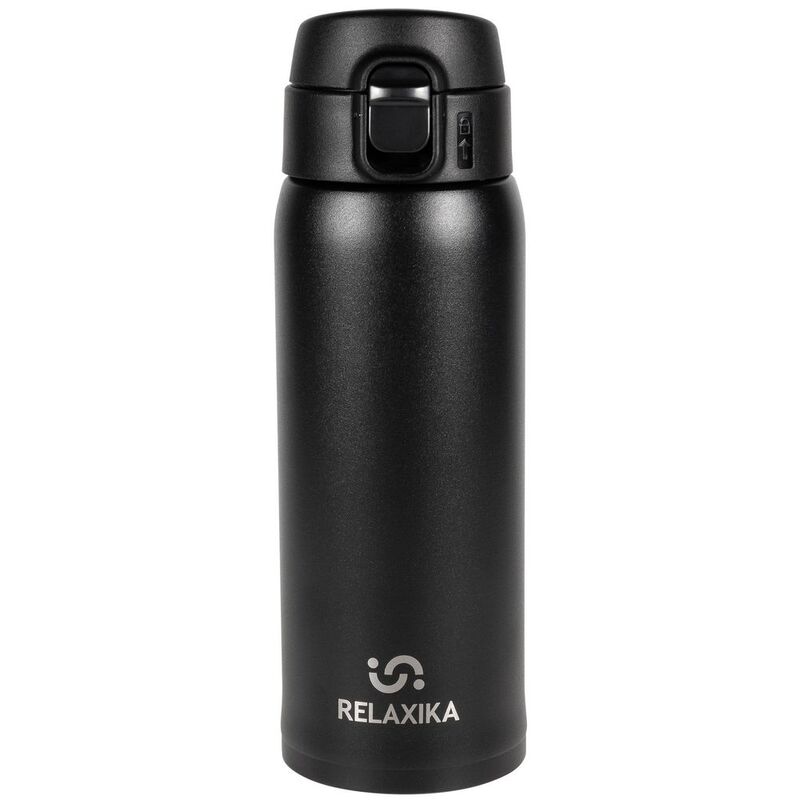 Термокружка Relaxika, черная арт.15520.30