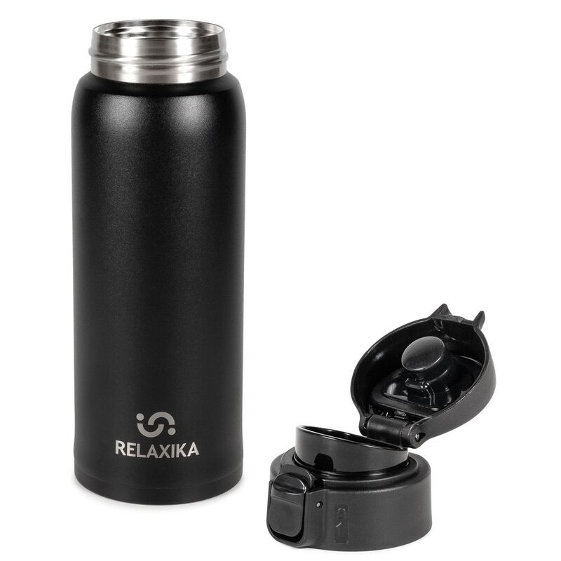 Термокружка Relaxika, черная арт.15520.30