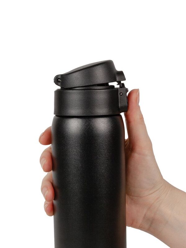 Термокружка Relaxika, черная арт.15520.30