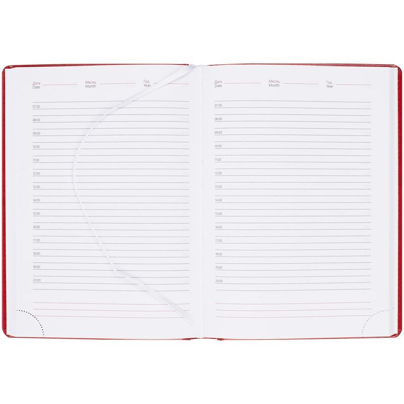 Ежедневник Nebraska, недатированный, красный арт.2879.05