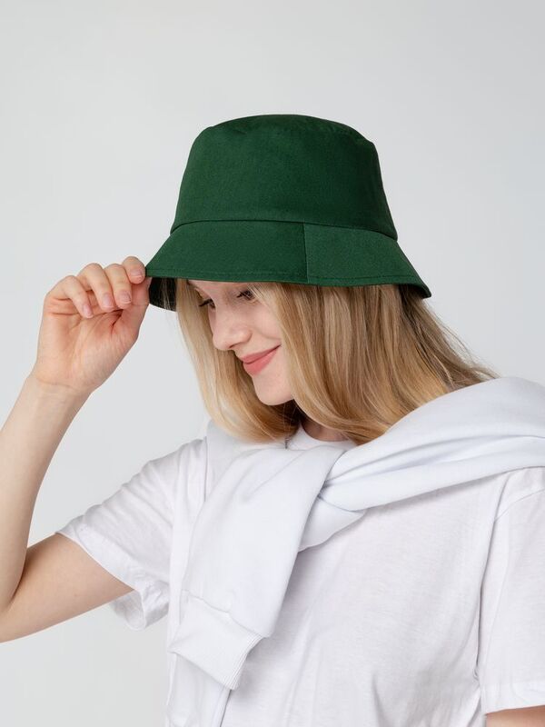 Панама Vento, зеленая (оливковая) арт.14656.99