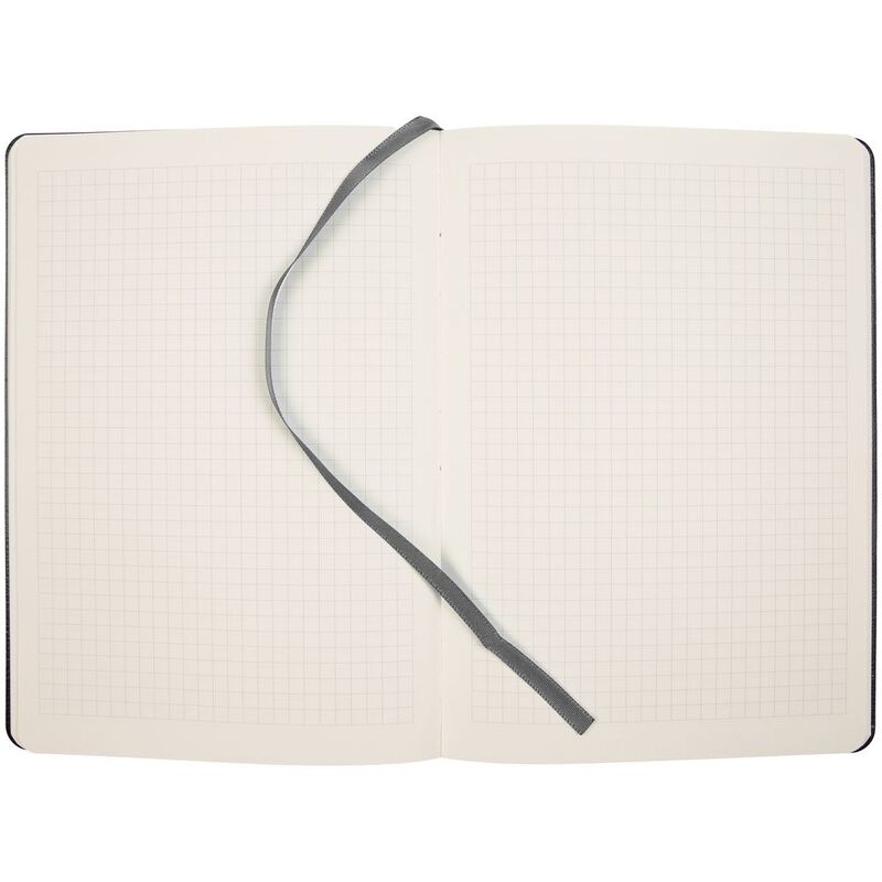 Блокнот Verso в клетку, темно-серый арт.15587.01