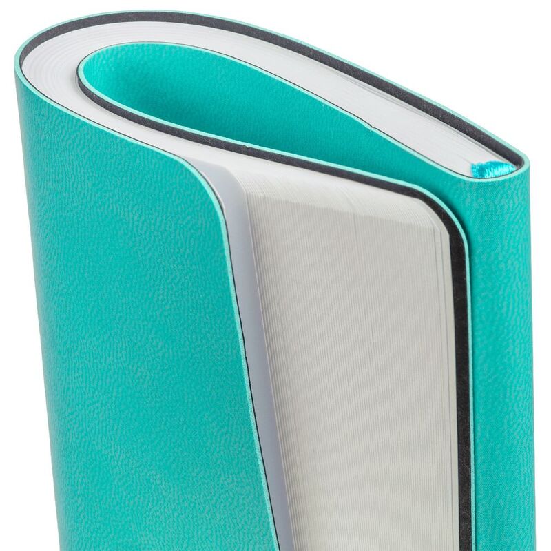 Блокнот Verso в клетку, бирюзовый арт.15587.19