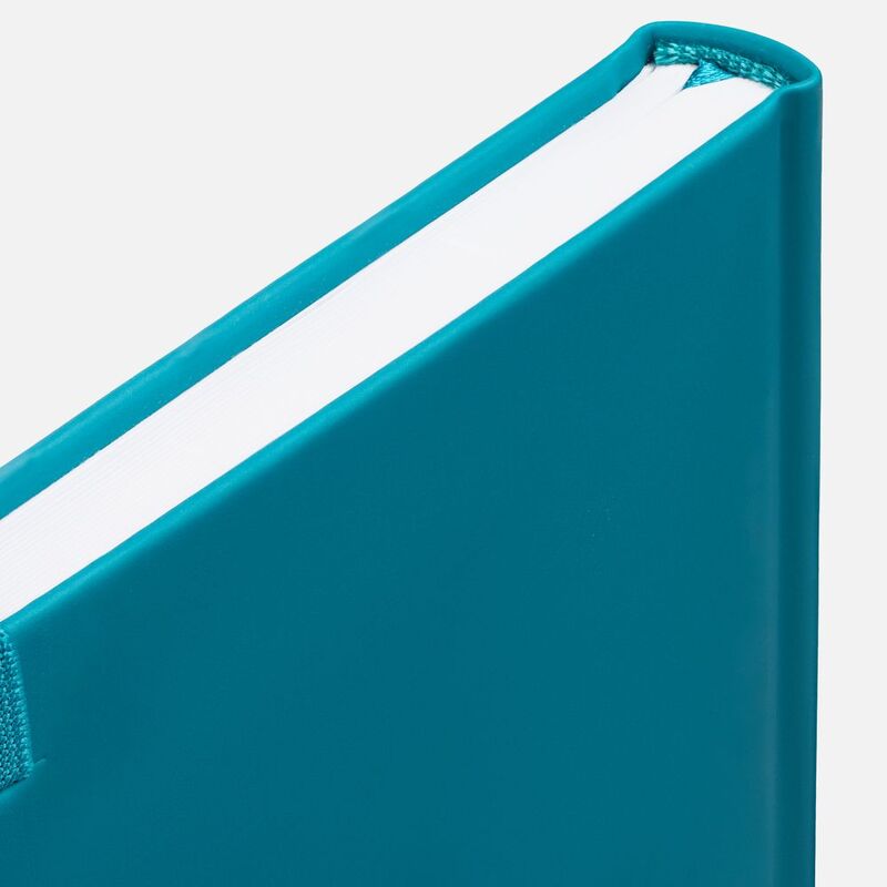 Ежедневник Favor Metal, недатированный, бирюзовый арт.17074.49