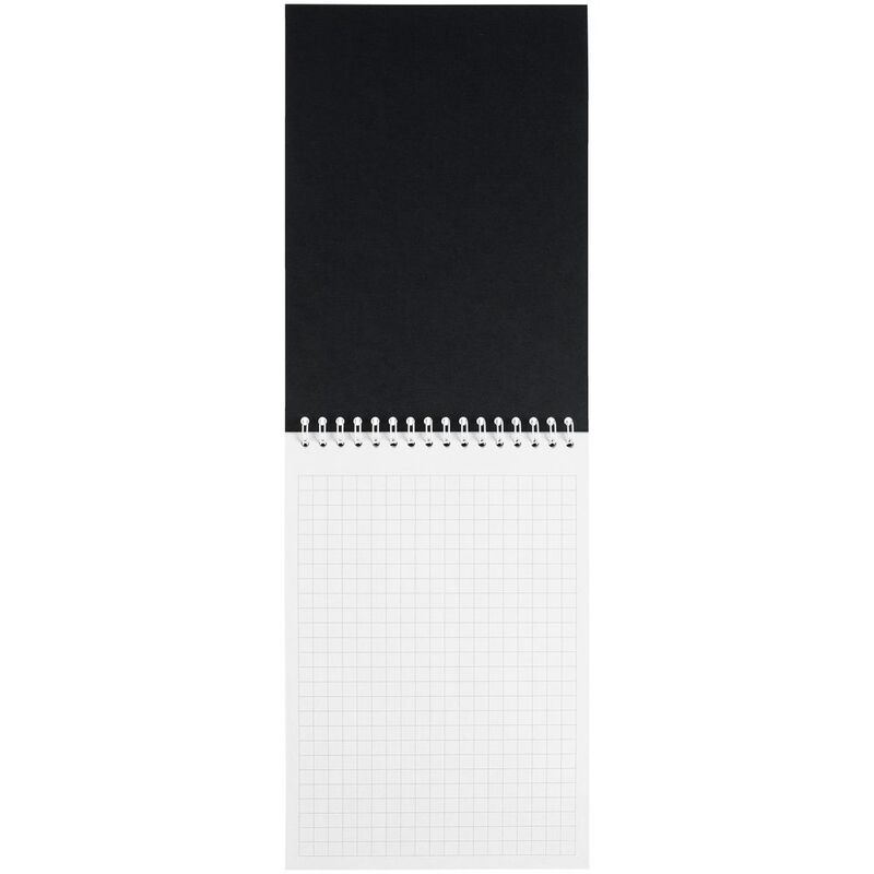 Блокнот Dali в клетку, черный арт.26069.30