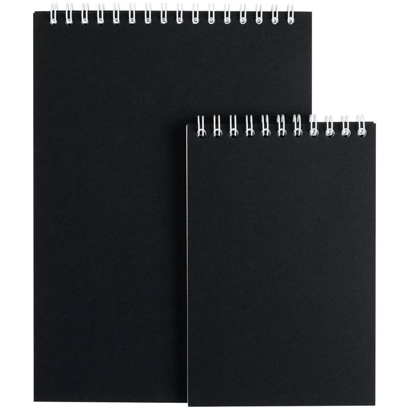 Блокнот Dali в клетку, черный арт.26069.30