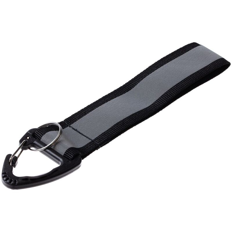 Светоотражающий брелок Flashline, серый с черным арт.15458.10