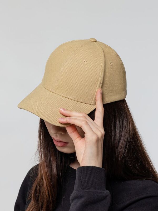 Бейсболка Hillside, бежевая арт.16204.10