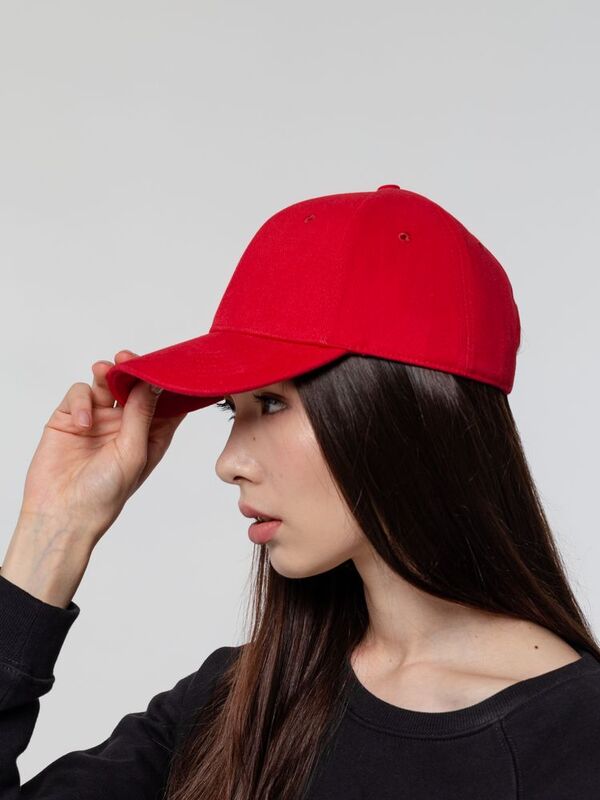 Бейсболка Hillside, красная арт.16204.50