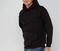 Худи унисекс оверсайз Full Swing, черное арт.15541.30