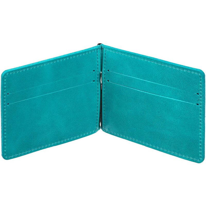 Зажим для купюр Apache, бирюзовый арт.3436.49