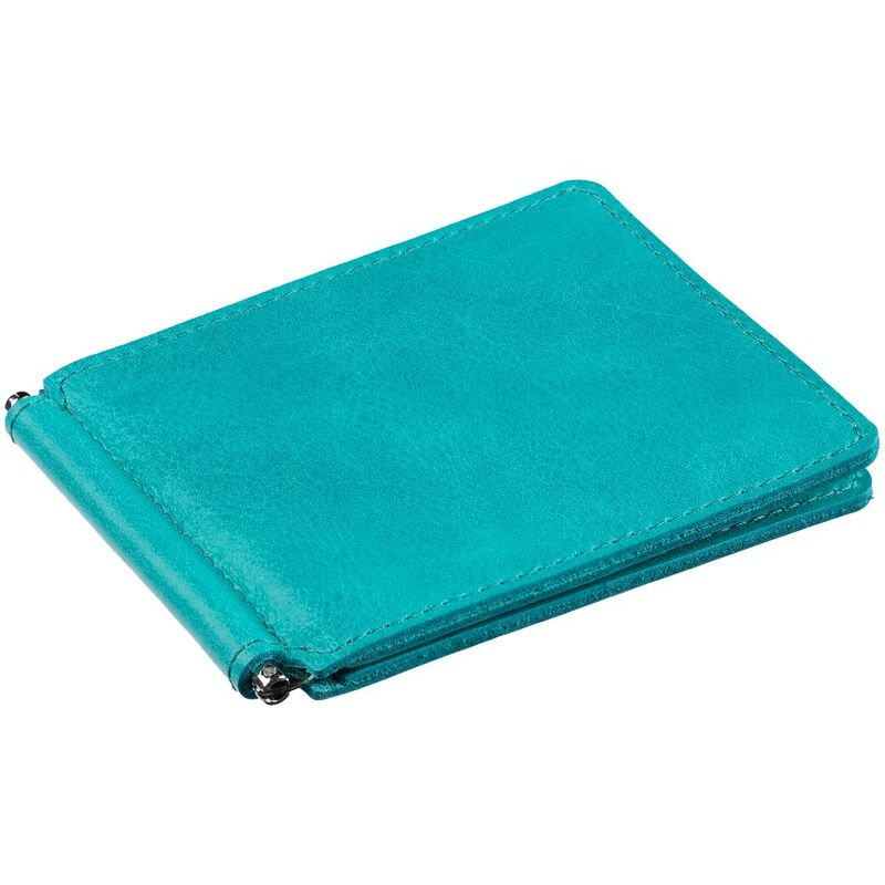 Зажим для купюр Apache, бирюзовый арт.3436.49