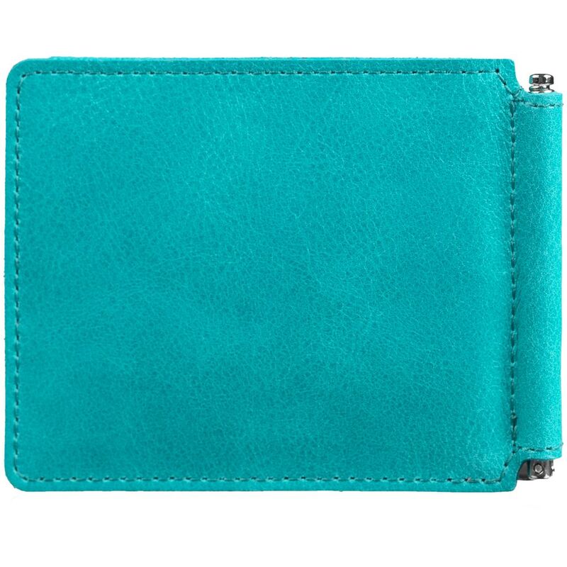 Зажим для купюр Apache, бирюзовый арт.3436.49