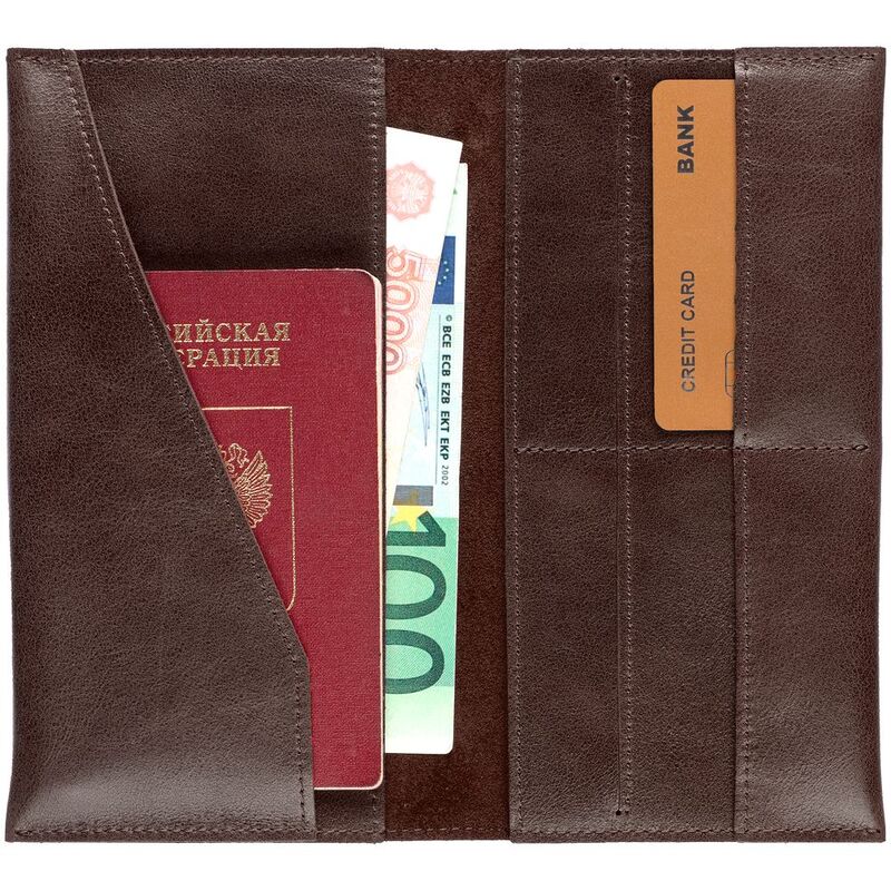 Дорожный органайзер Apache, темно-коричневый арт.3438.51