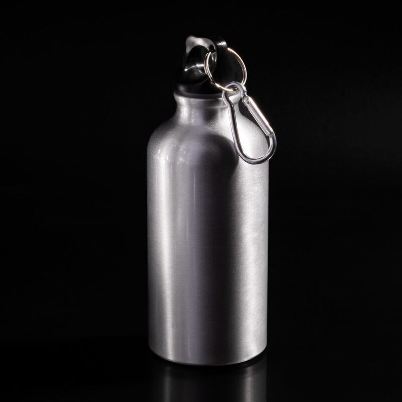 Бутылка для воды Funrun 400, серебристая арт.15423.10