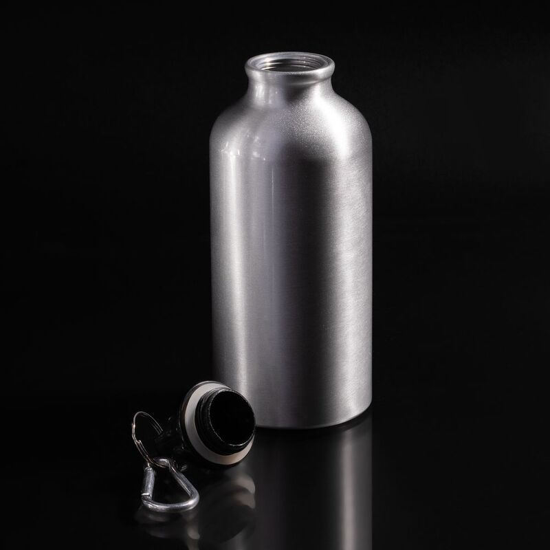 Бутылка для воды Funrun 400, серебристая арт.15423.10
