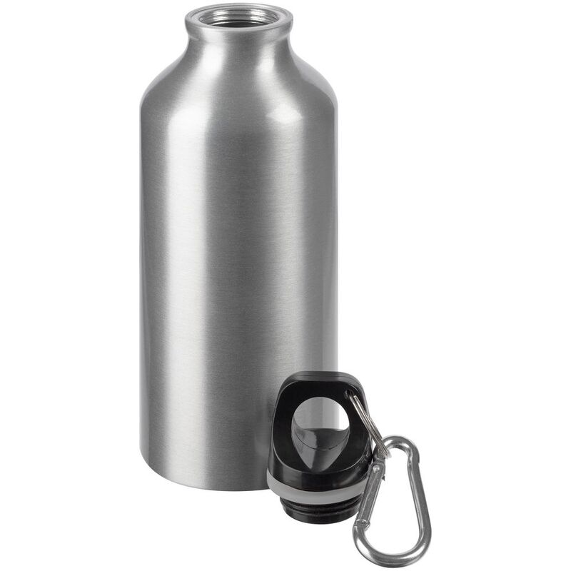 Бутылка для воды Funrun 400, серебристая арт.15423.10