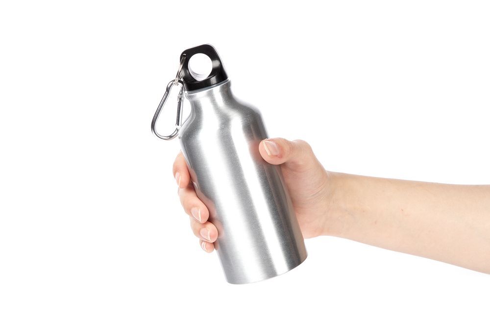 Бутылка для воды Funrun 400, серебристая арт.15423.10