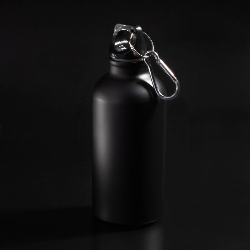 Бутылка для воды Funrun 400, черная арт.15423.30