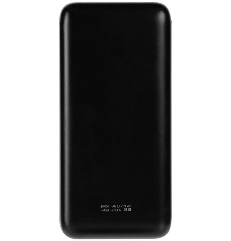 Внешний аккумулятор Gamechanger 20000 мАч, черный арт.23200.30