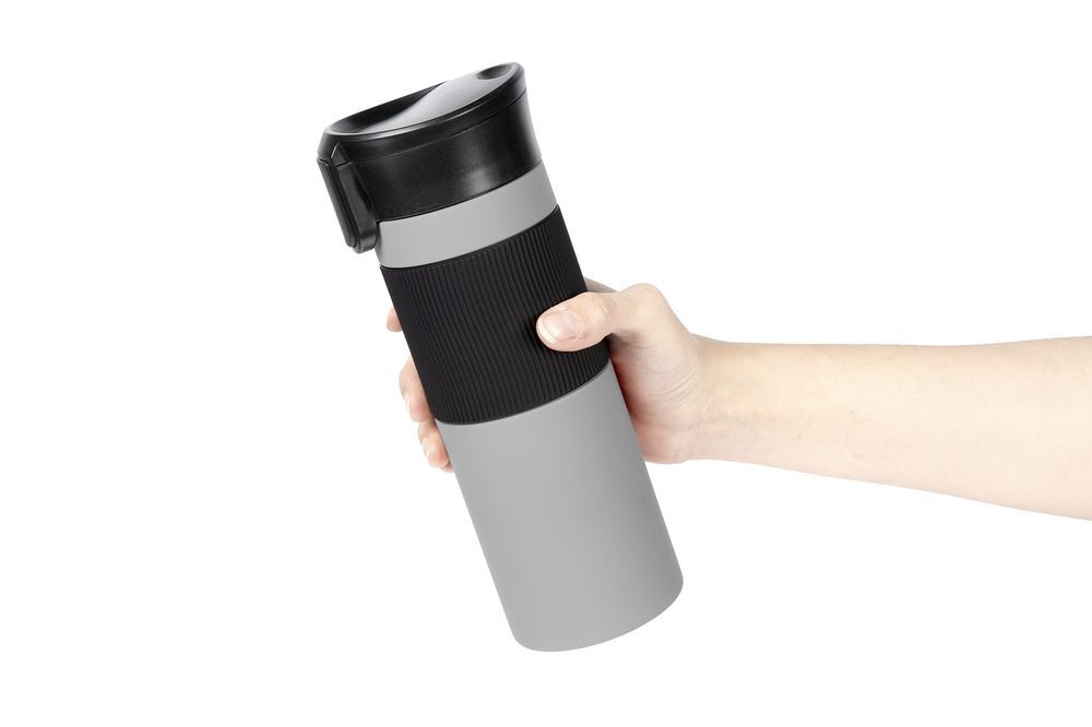 Термостакан Tralee XL, серый арт.15425.11