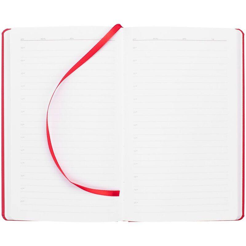 Ежедневник Grade, недатированный, красный арт.16688.50