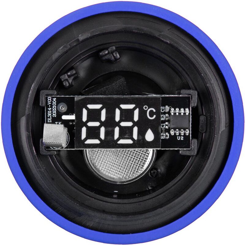 Смарт-бутылка с заменяемой батарейкой Long Therm Soft Touch, синяя арт.15717.40