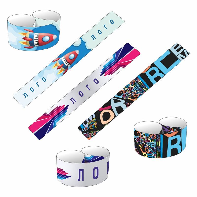 Браслет Slap с печатью на заказ арт.19002.01