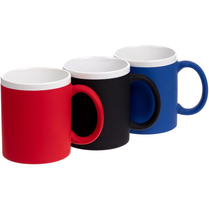 Кружка StopSpot с покрытием софт-тач, черная арт.19003.30