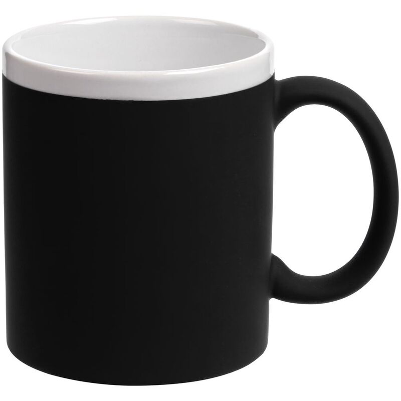 Кружка StopSpot с покрытием софт-тач, черная арт.19003.30