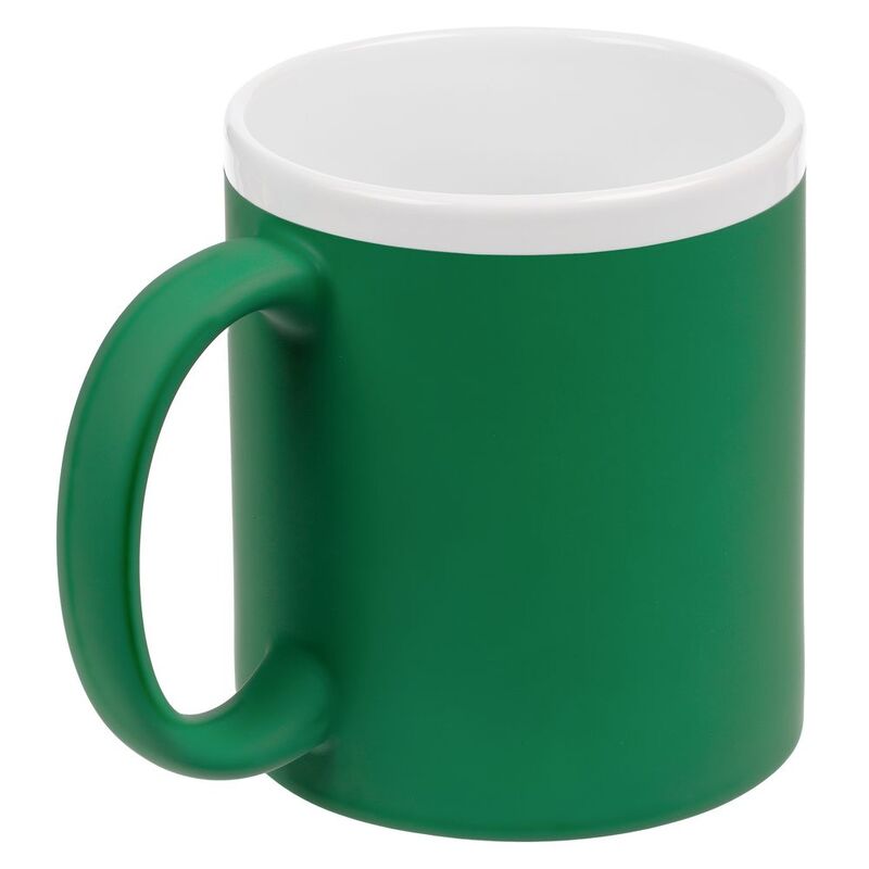 Кружка StopSpot с покрытием софт-тач, зеленая арт.19003.90
