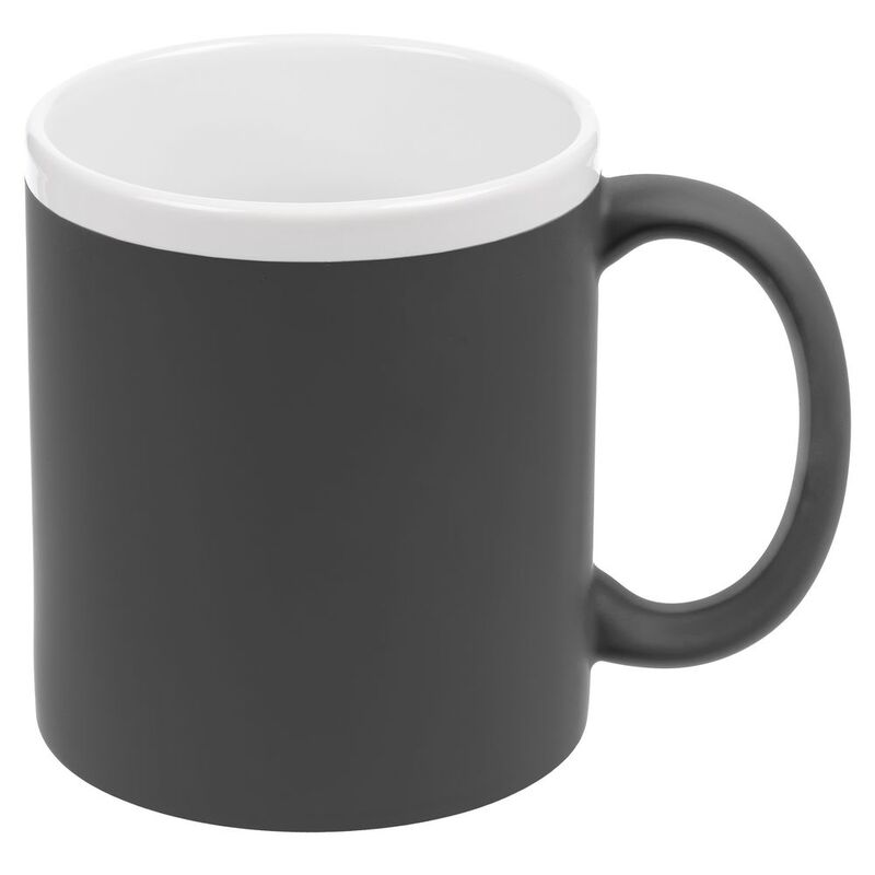 Кружка StopSpot с покрытием софт-тач, серая арт.19003.11