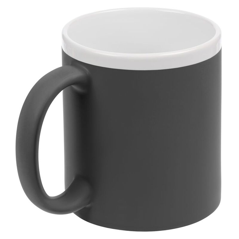 Кружка StopSpot с покрытием софт-тач, серая арт.19003.11