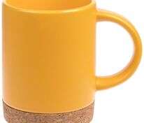 Кружка с пробковой подставкой Corky, желтая арт.12894.80